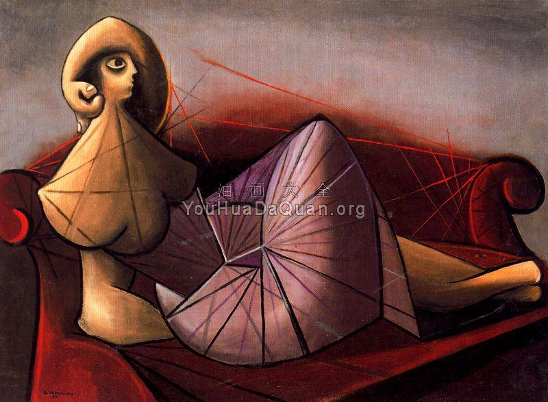 Femme Sur Divan - 奥斯卡·多明戈斯